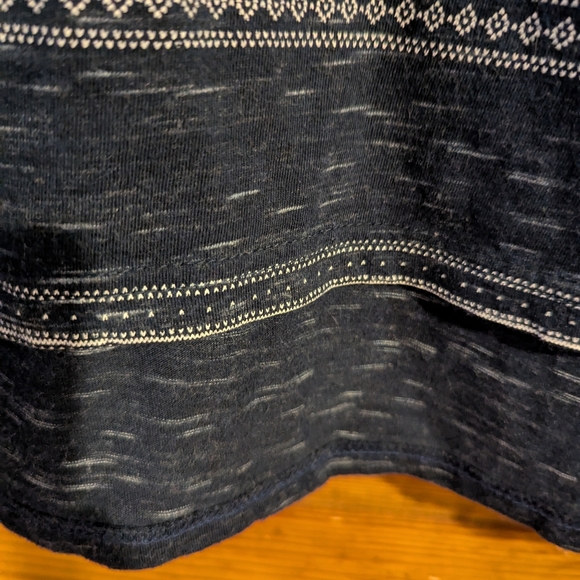 Blue and White Striped Zip-Up Hoodie Sweatshirt - Picture 3 of 6